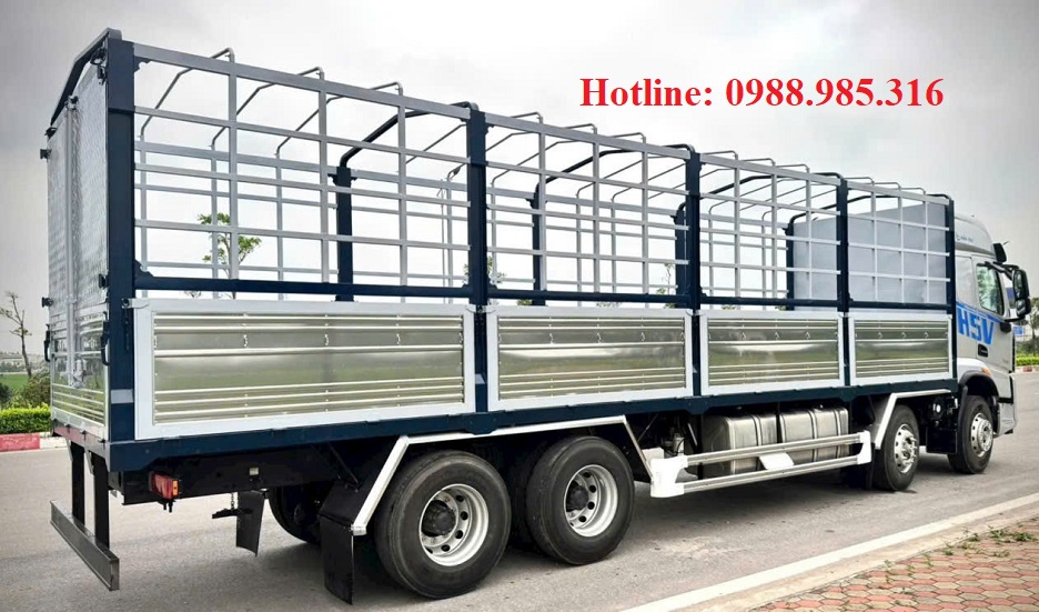 Xe tải thùng 4 chân Chenglong H5V 8X4 310hp